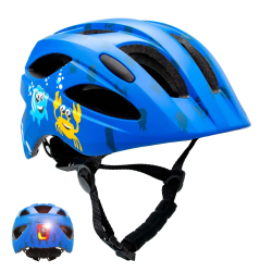 Casco Infantil con Luz Crazy safety